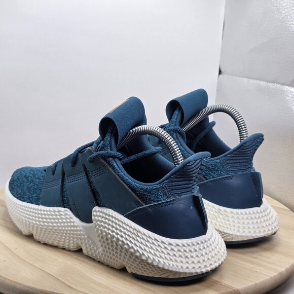 Womens 7-Adidas Prophere Sneaker Shoes Teal Knit Ortholite CQ2541 Chunky Outsole - Picture 7 of 9